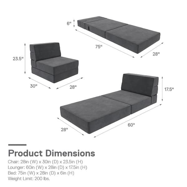 dimension image slide 2 of 8, The Novogratz Flower Modular Chair