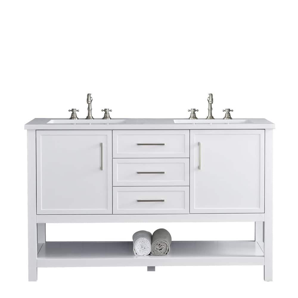 Sudio Design Arlo 54" Double Bathroom Vanity - 54" Double Sink