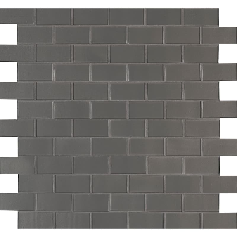 Ackland AKM-G-2X4SW-CA 12" x 12" Glass Brick Wall Mosaic Tile - Glossy