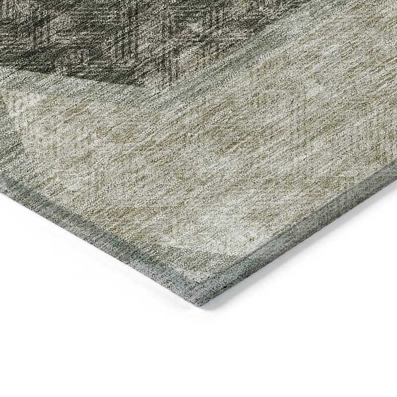 Machine Washable Indoor/ Outdoor Chantille Modern Boho Rug
