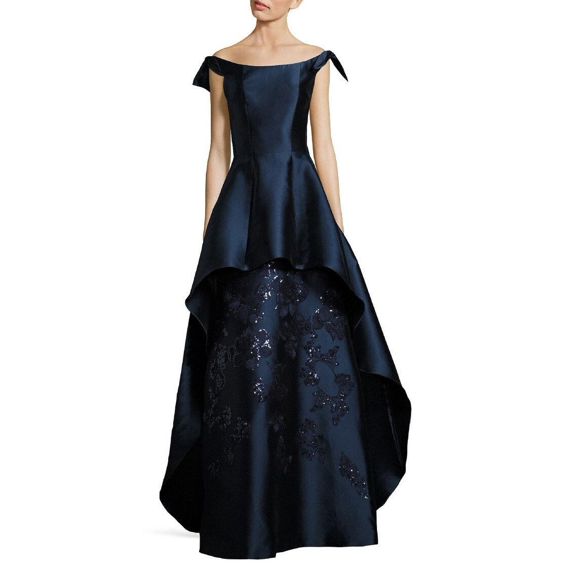 teri jon peplum gown