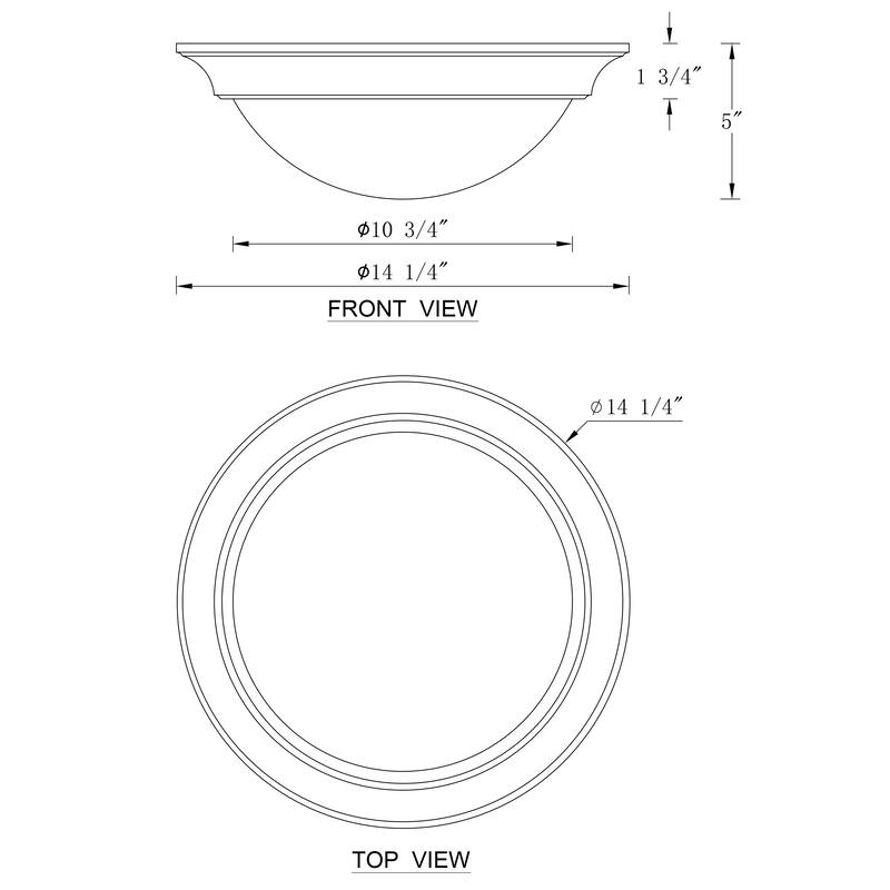 Modern Satin Nickel 3CCT Dimmable Integrated LED Flush Mount Ceiling Light