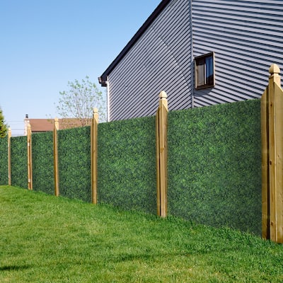 Artificial Privacy Fence Screen Decorative Fence for Outdoor, Garden,12 PCS
