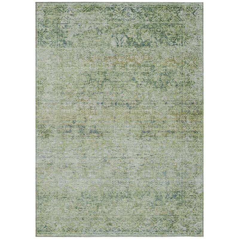 HomeRoots Abstract Traditional Rectangle Outdoor Rug
