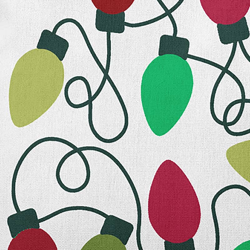 Christmas Lights Accent Pillow