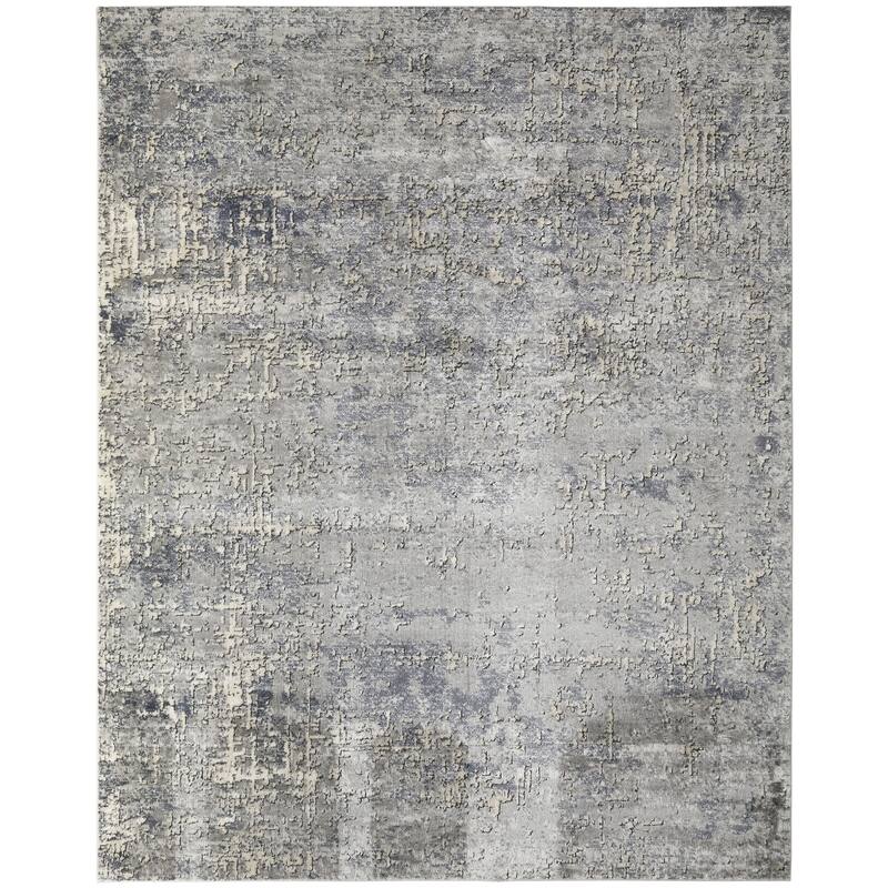 Nourison Concerto Indoor only Abstract Area Rug - Dark/Grey - 7' 10" x 9' 10"