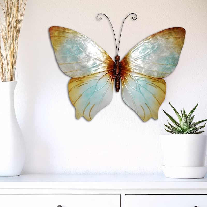 Butterfly Wall Decor Pearl (m2011) - 1 x 18 x 13