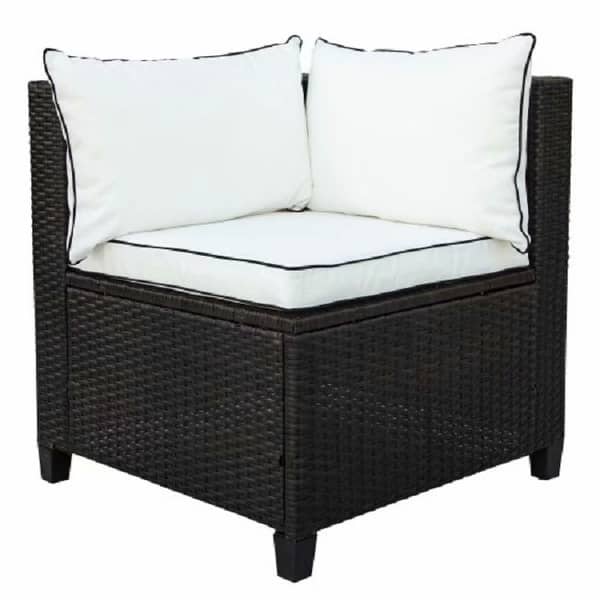 Shop Superbrite U Style Quality Rattan Wicker Patio Set Patio Furniture Sofas On Sale Overstock 32159261