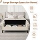preview thumbnail 46 of 74, 67" Velvet Tufted Storage Bench for Bedroom End of Bed with Roll Arms