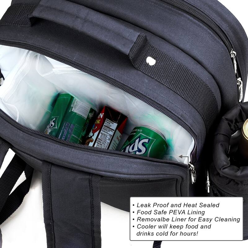 Picnic at Ascot Four Person Equipped Picnic Backpack