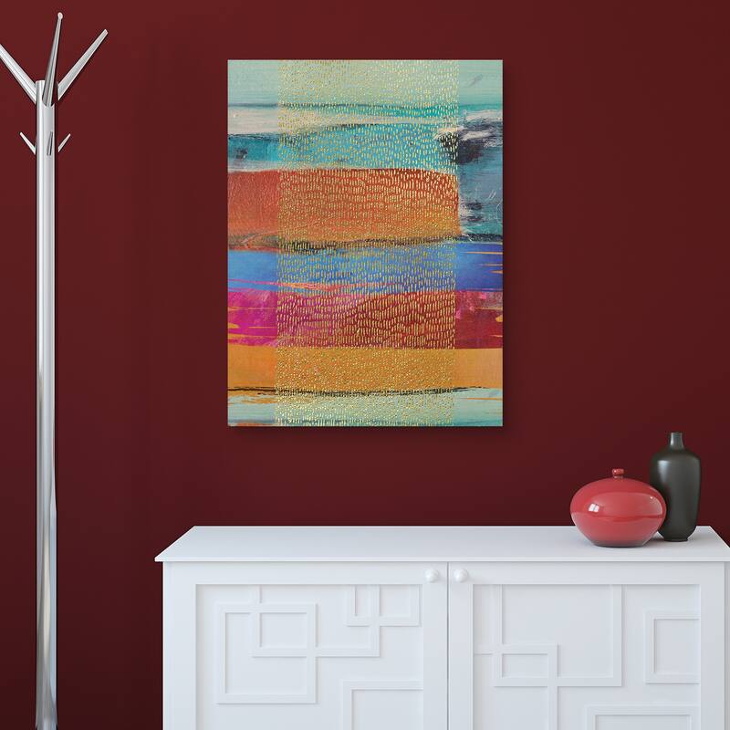 Golden Rain by Nikki Chu Canvas Art Print