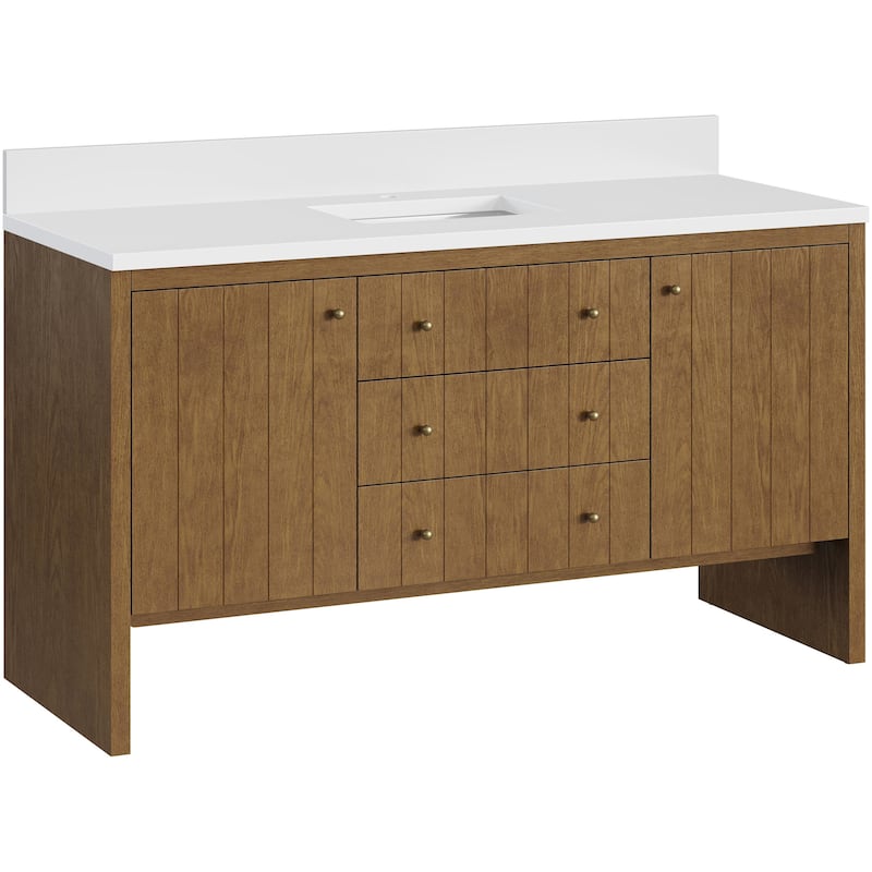 James Martin Vanities 435-V60S-1WZ Hudson 60" Free Standing Single