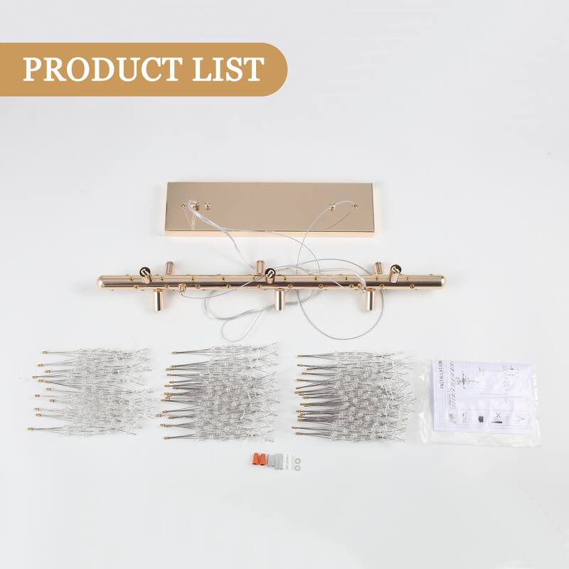 9-Light Hanging Empire Linear Chandelier Lighting Blowball Crystal Island Chandelier for Kitchen Island