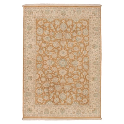 ECARPETGALLERY Hand-knotted Pako Persian 18 Of 20 Brown Wool Rug - 4'2 x 5'11