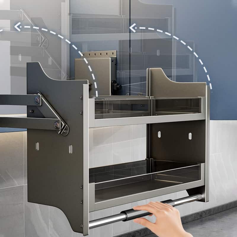 24 Inch Pull-Out Organizer Kitchen Wall Cabinet Storage