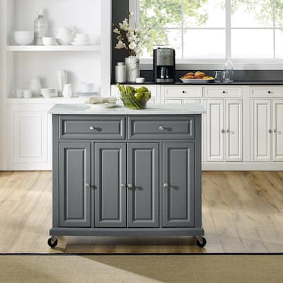 Crosley Avery Kitchen Cart - 42.13"W x 18"D x 36"H