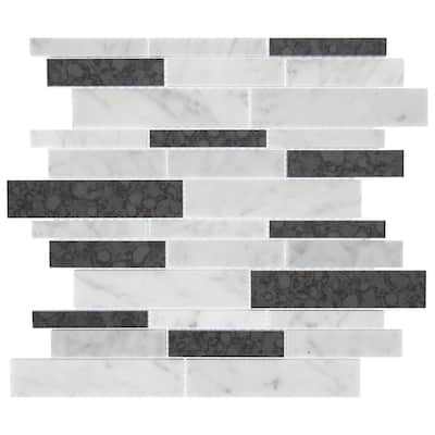 Daltile Lavaliere Natural Stone Linear Random Mosaic (10 Pc per Carton) (9.80 Sqft per Carton)