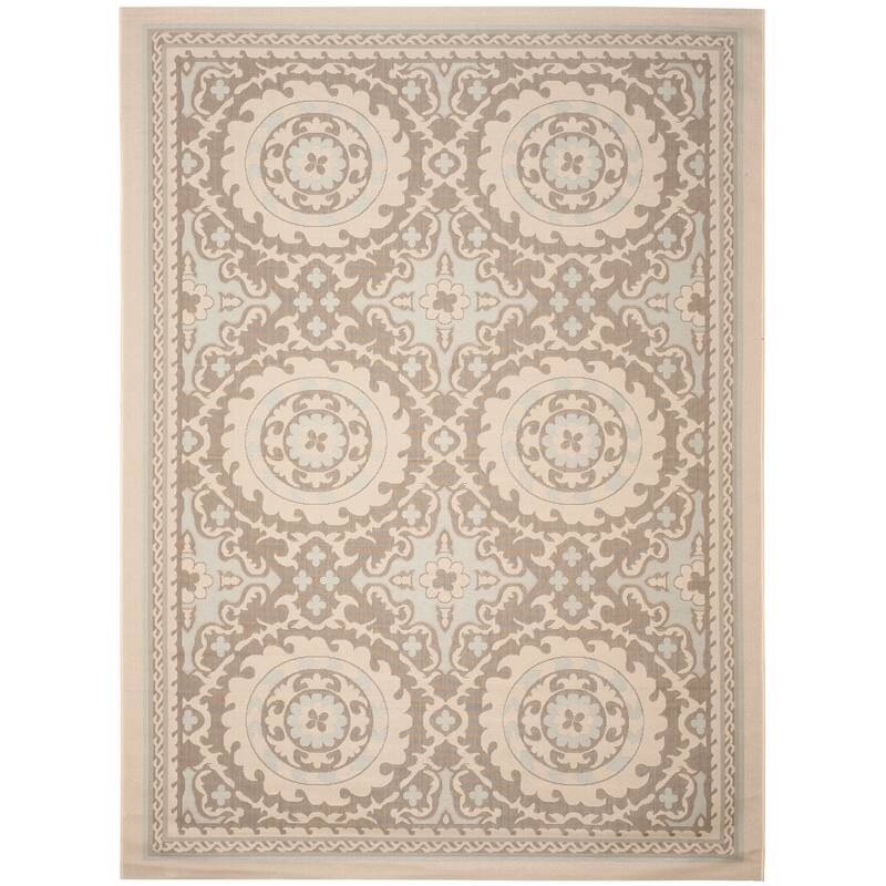 SAFAVIEH Courtyard Otilie Indoor/ Outdoor Waterproof Patio Backyard Rug