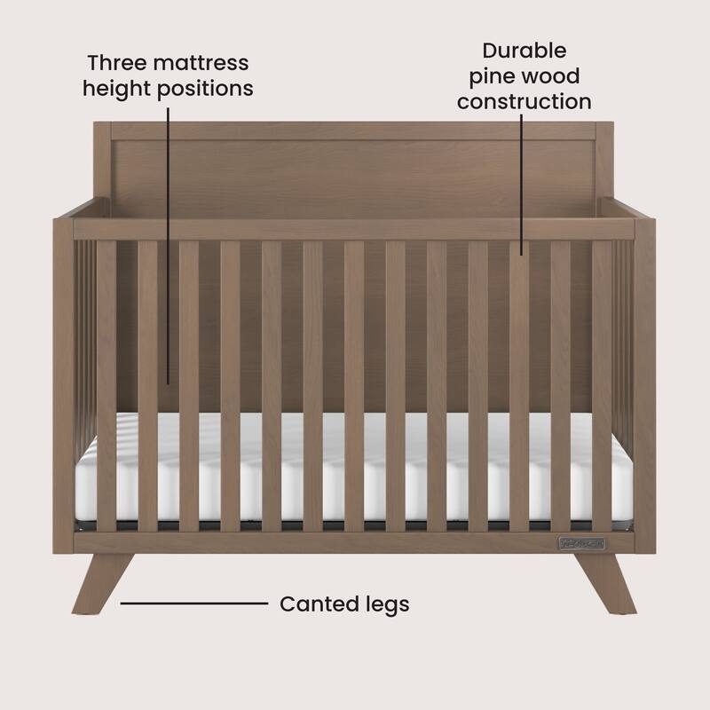 Soho 4-in-1 Flat Top Convertible Crib