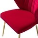 preview thumbnail 17 of 75, HULALA HOME Upholstered Premium Velvet Tufted Dining Chair with Small Base Set of 2