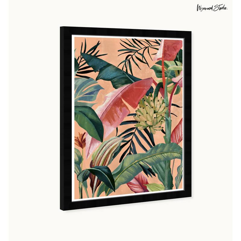 Wynwood Studio Natures Call Framed Trendy Maximalist Decor 1 Piece Canvas Wall Art