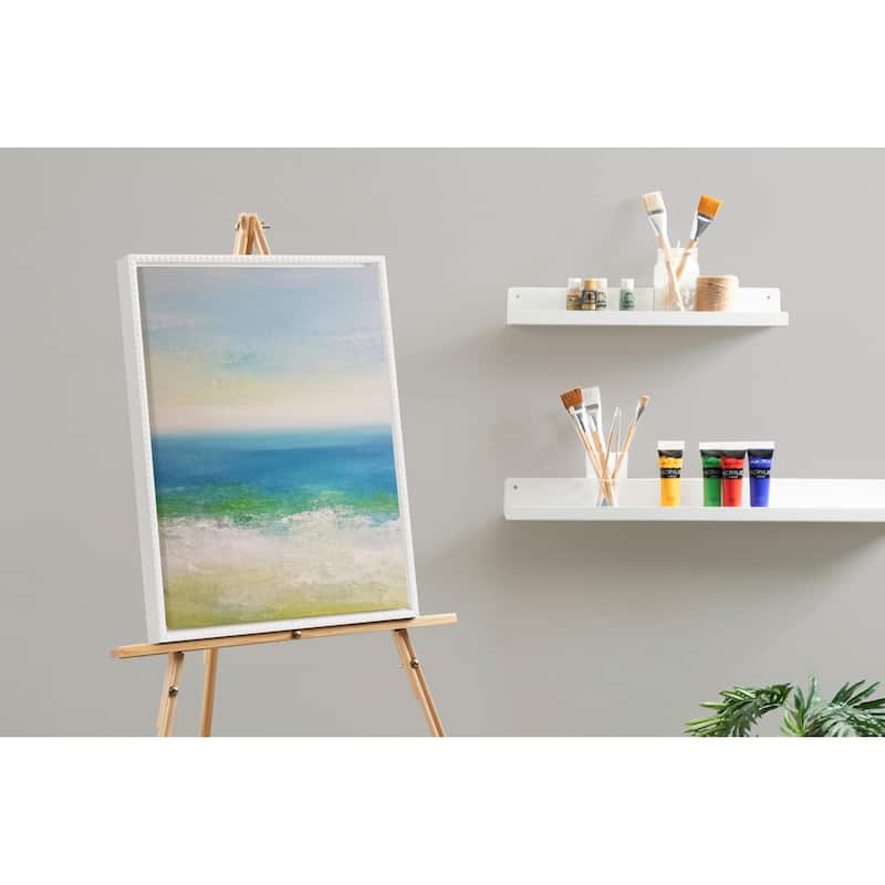 Kate and Laurel Sylvie Beaded Blank Framed Canvas
