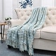 preview thumbnail 8 of 18, Multicolor Chenille Throw Blanket