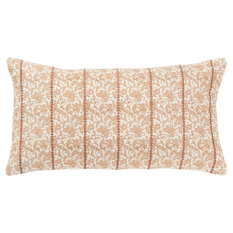 Rizzy Home Transitional Pillow Cover - 14"x26" - Camel