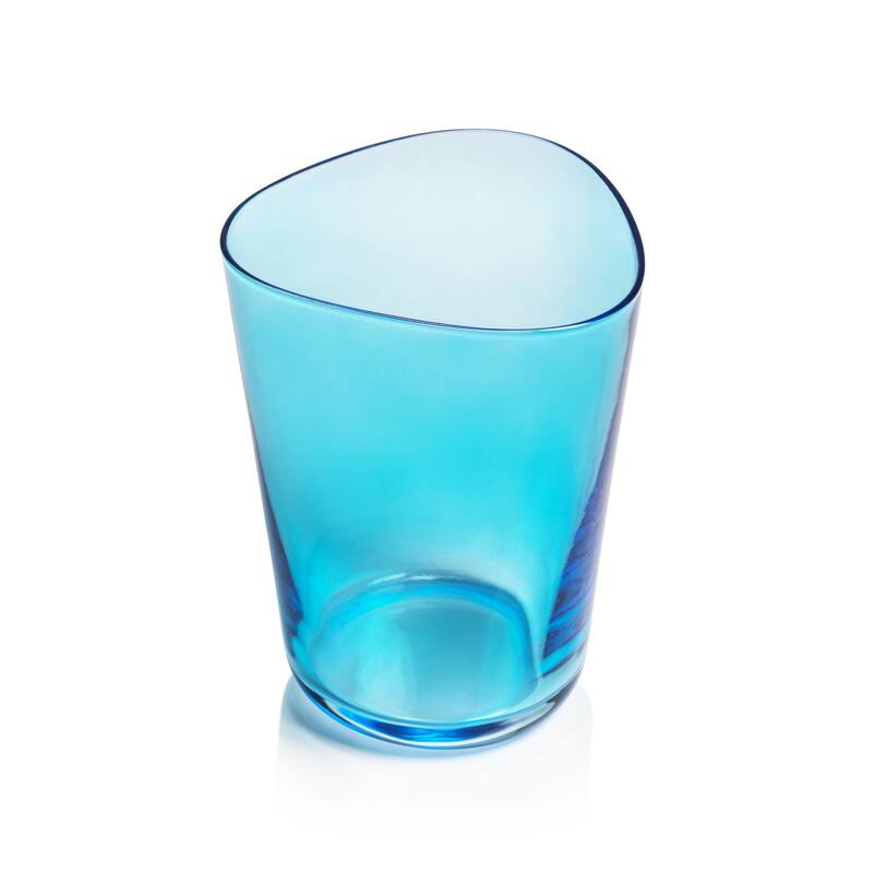 Summer Kampari 6-Piece Set Glass Tumblers - Aqua Blue