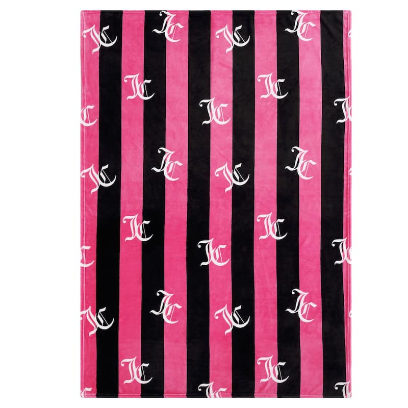 Juicy Couture Cabana 50" x 70" Plush Throws