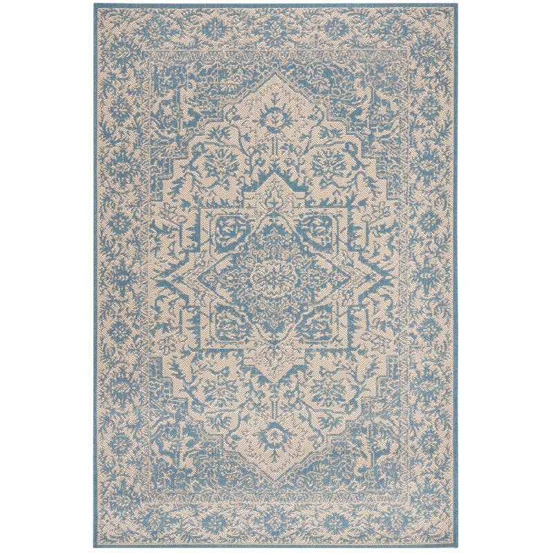 SAFAVIEH Linden Rick Indoor/ Outdoor Waterproof Patio Backyard Rug