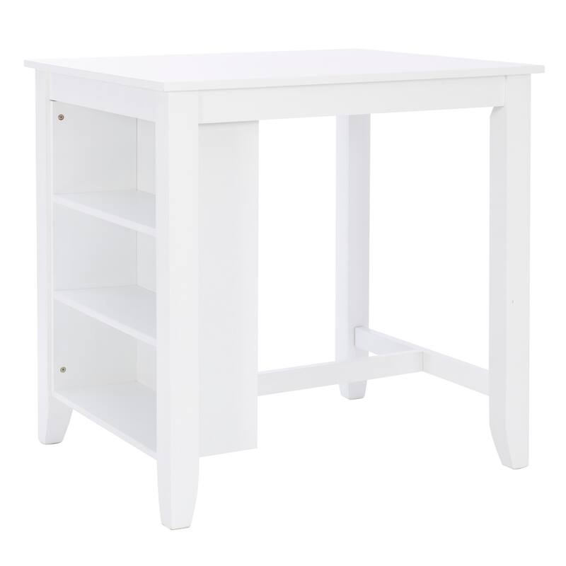 Catron White Counter Height Space Saving Table