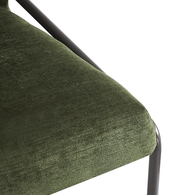 Christopher Knight Home - Marden Modern Upholstered Dining Chair Set with Curved High Back - Set of 2