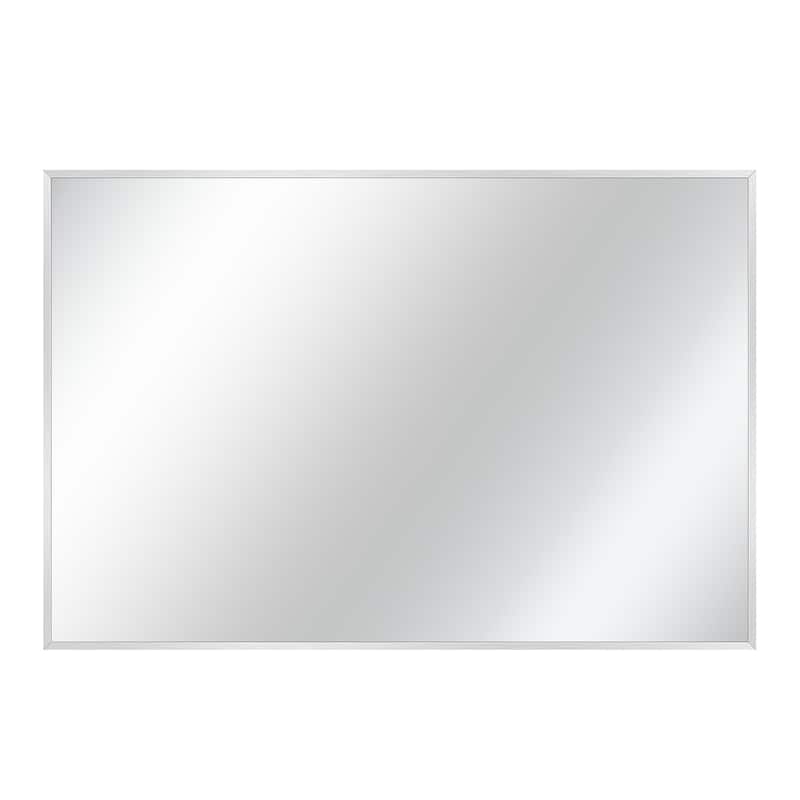 HomeRoots 36" Gold Metal Framed Bathroom Vanity Mirror