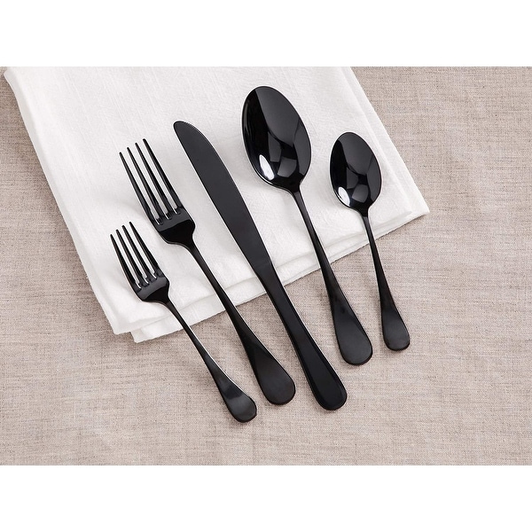 Knives Service for 8 Spoons for Home Kitchen and Restaurant Forks Silverware Set Stainless Steel Flatware Set Tableware Dinnerware Utensil Set Fun Life 45-Piece Cutlery Set 