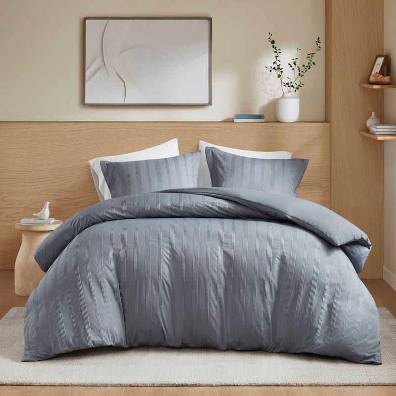 Chelsea Square Logan Woven Striped Duvet Set