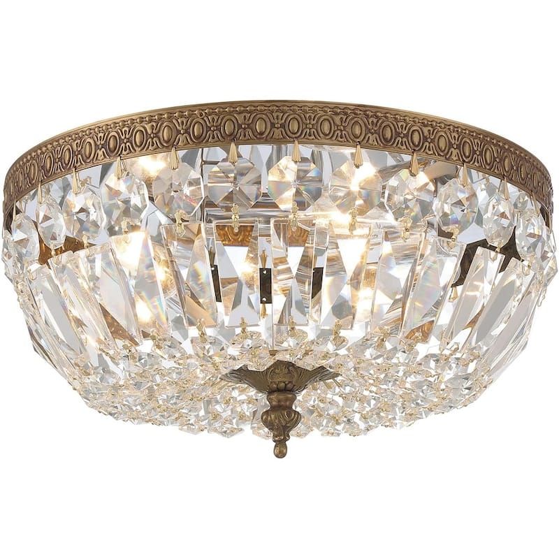 2 light flush mount light brass ceiling light metal kitchen light