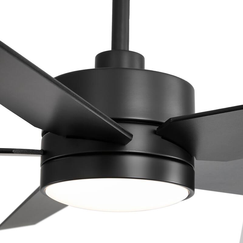 65 Inch 5-Blade LED Ceiling Fan with Light and Remote