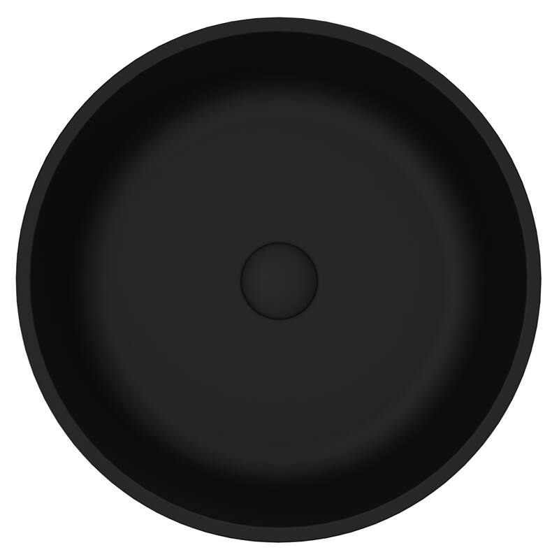 VIGO Giovanni 17"L x 17"W x 6"H Glass Round Vessel Bathroom Sink