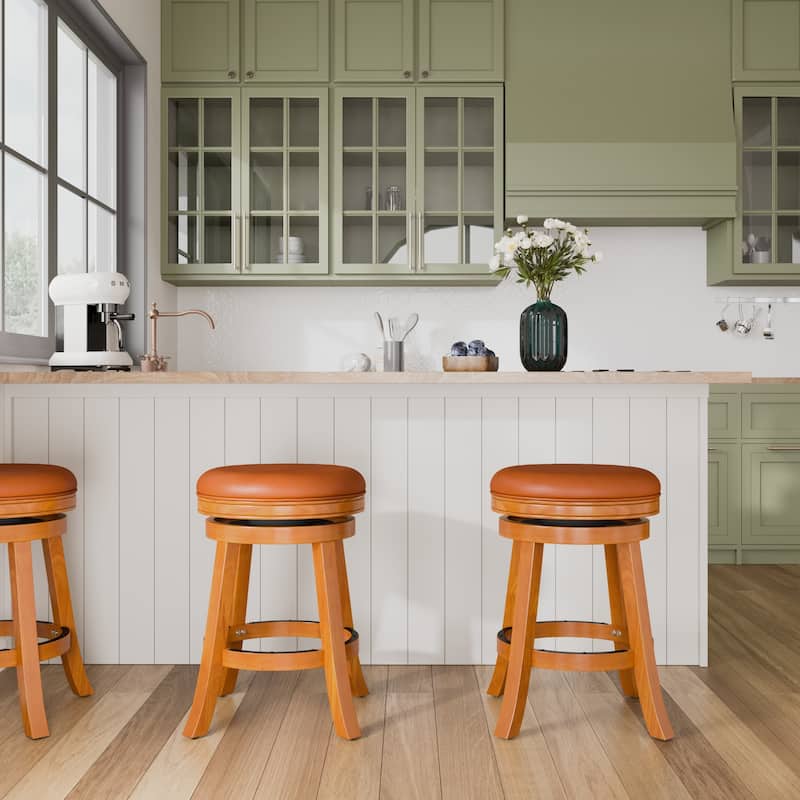 DTY Indoor Living Creede Backless Swivel Stool