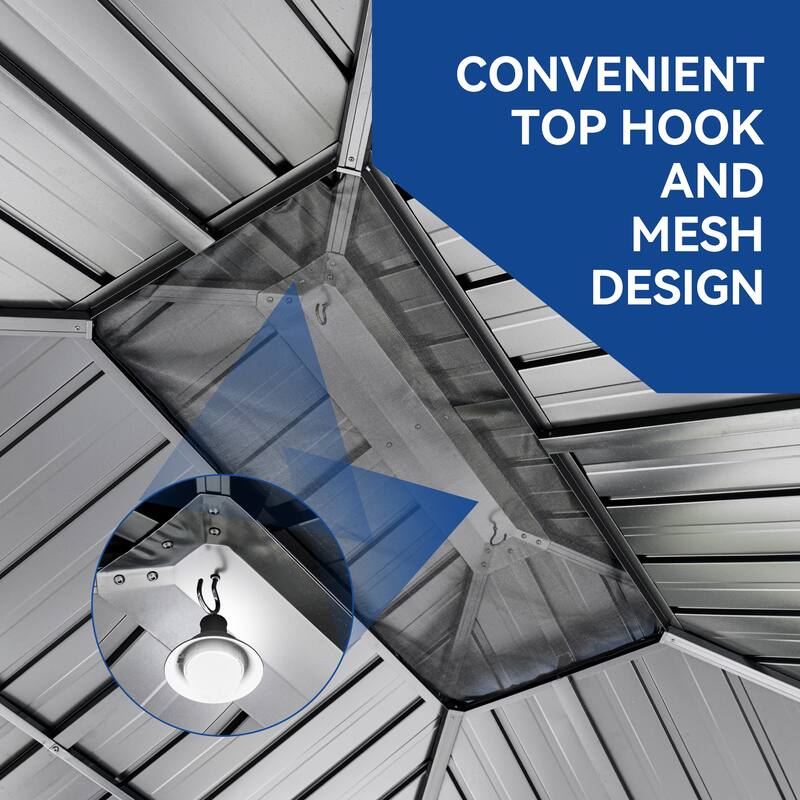 Outdoor Metal Canopy Gazebo