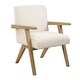preview thumbnail 4 of 6, Uttermost Blakely White Dining Arm Chair