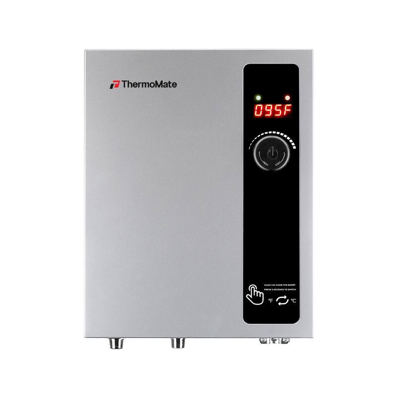 ThermoMate Electric Tankless Water Heater 11kW at 240 Volt - Grey