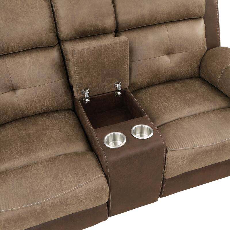 Jonnie 2-Piece Manual Reclining Living Room Sofa Set