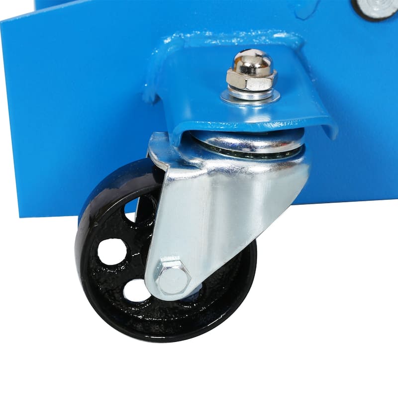Hydraulic Transmission Jack 1/2 Ton Capacity Roll Under Service Floor Jack Low Profile 9.6" - 27.8" Height Range