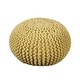 preview thumbnail 22 of 62, Moro Handcrafted Modern Cotton Pouf by Christopher Knight Home