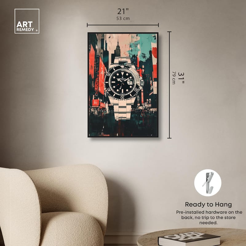 Cityscape Watch Canvas by Art Remedy