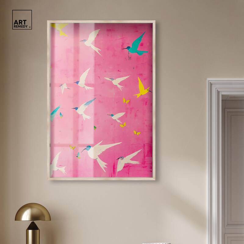 Soaring Sorbet Shadowbox by Art Remedy