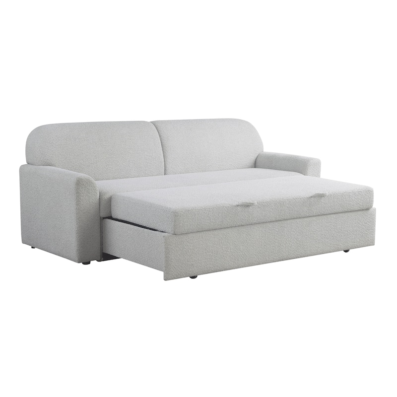Serta Whitmore Convertible Sofa in Boucle Fabric