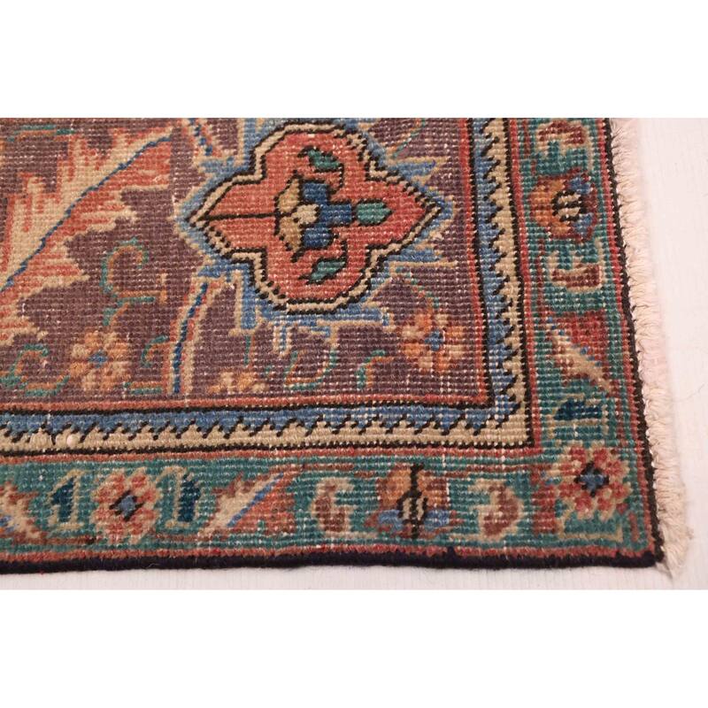 ECARPETGALLERY Hand-knotted Antalya Vintage Dark Copper Wool Rug - 8'3 x 11'3